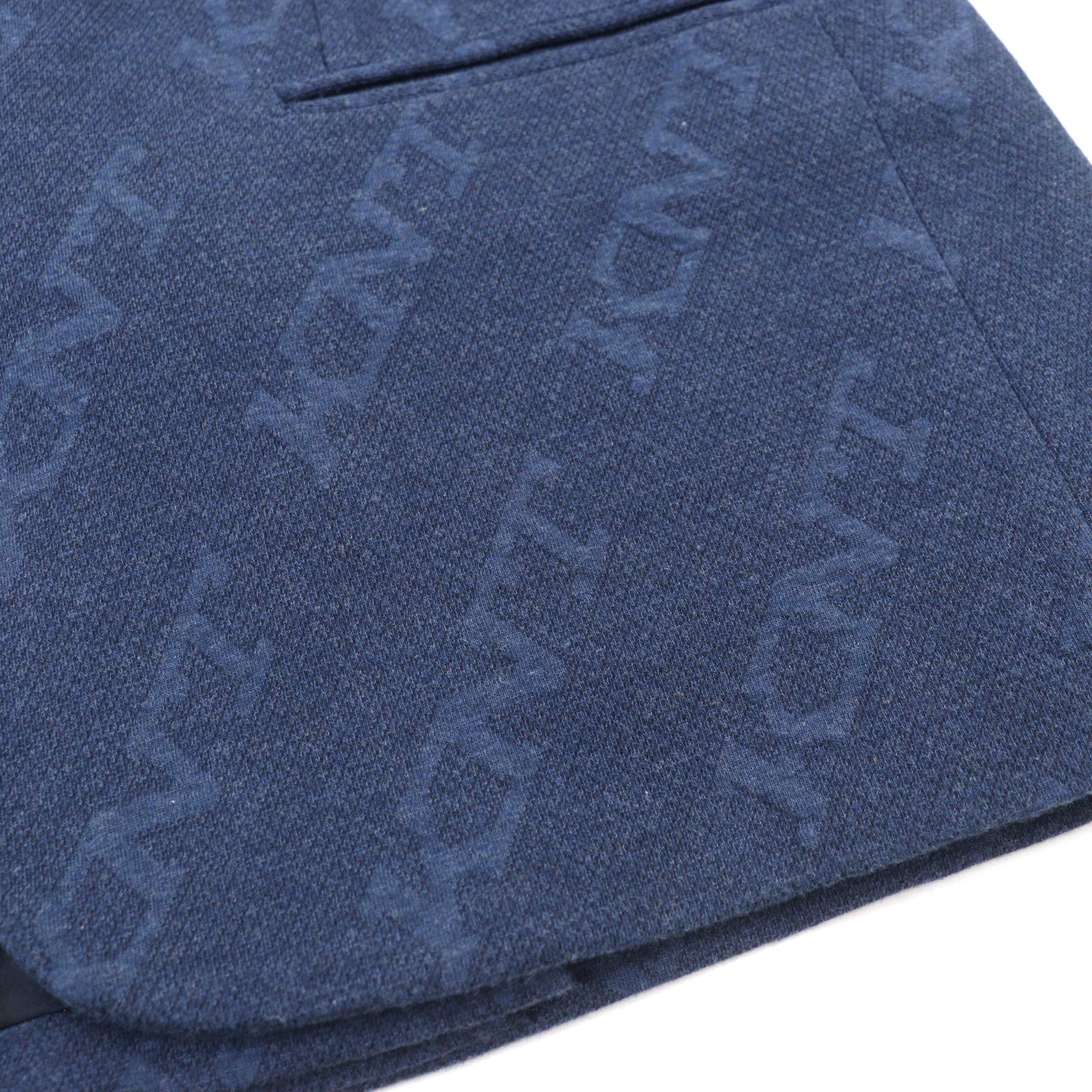 Kiton オールオーバーロゴ プリント テーラード ジャケット