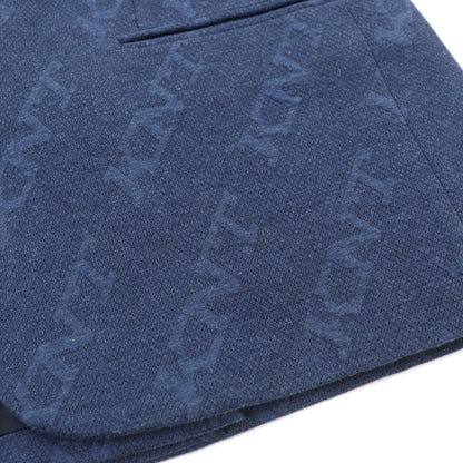 Kiton オールオーバーロゴ プリント テーラード ジャケット