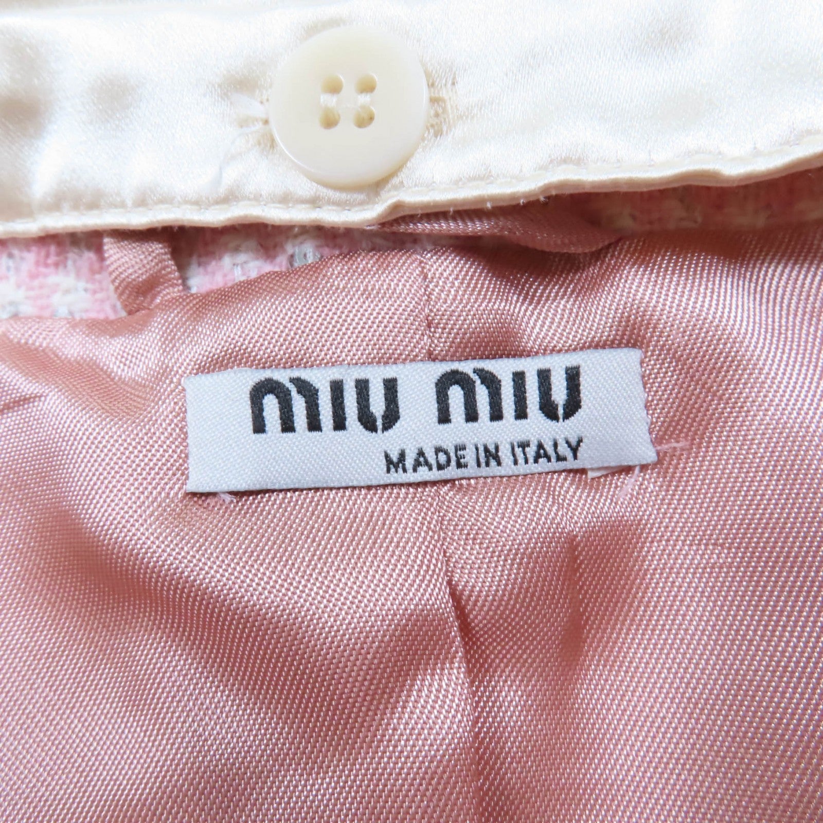 Miu Miu クロップド ツイード ジャケット