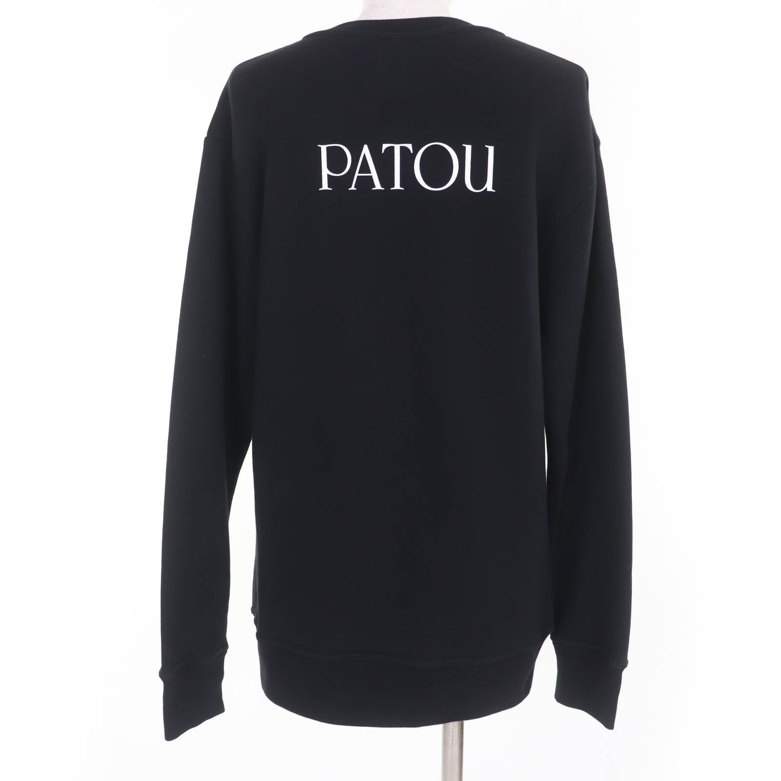 PATOU バック ロゴ コットン スウェットシャツ