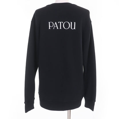 PATOU バック ロゴ コットン スウェットシャツ