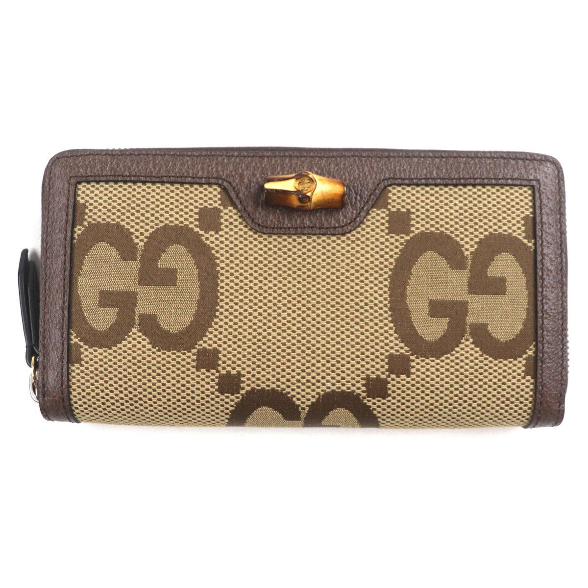 グッチ バンブー ジャンボ GG キャンバス ウォレット