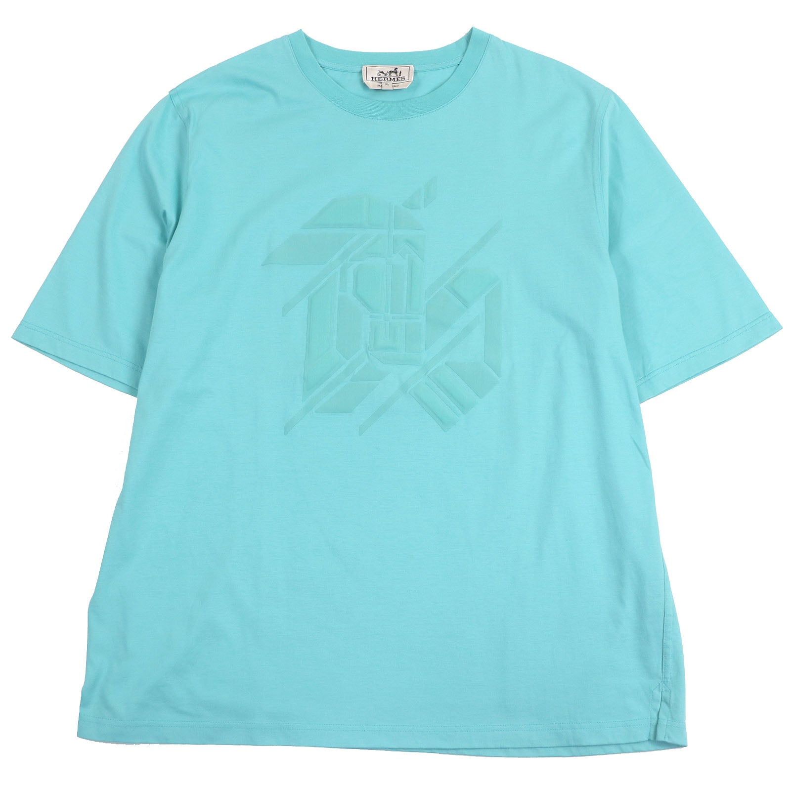 エルメス Chevaux en symmetry コットン Tシャツ XL
