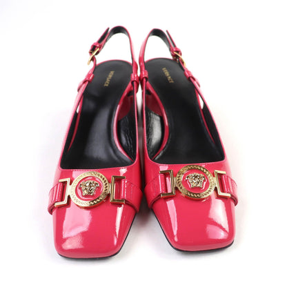 ヴェルサーチ パテント レザー パンプス