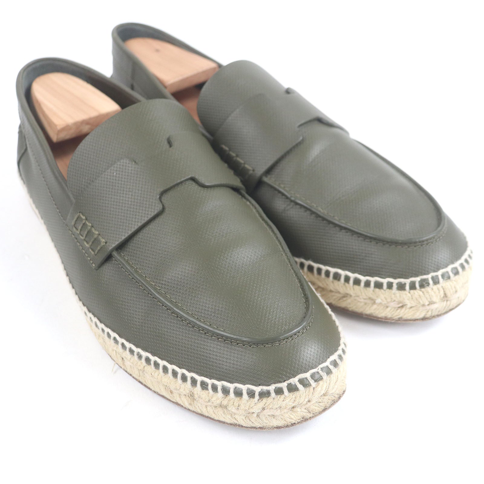 エルメス モカシン トリップH レザー エスパドリーユ