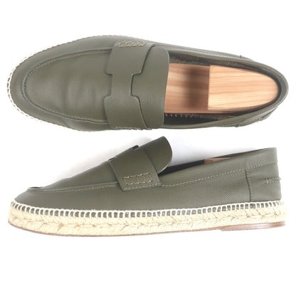 エルメス モカシン トリップH レザー エスパドリーユ