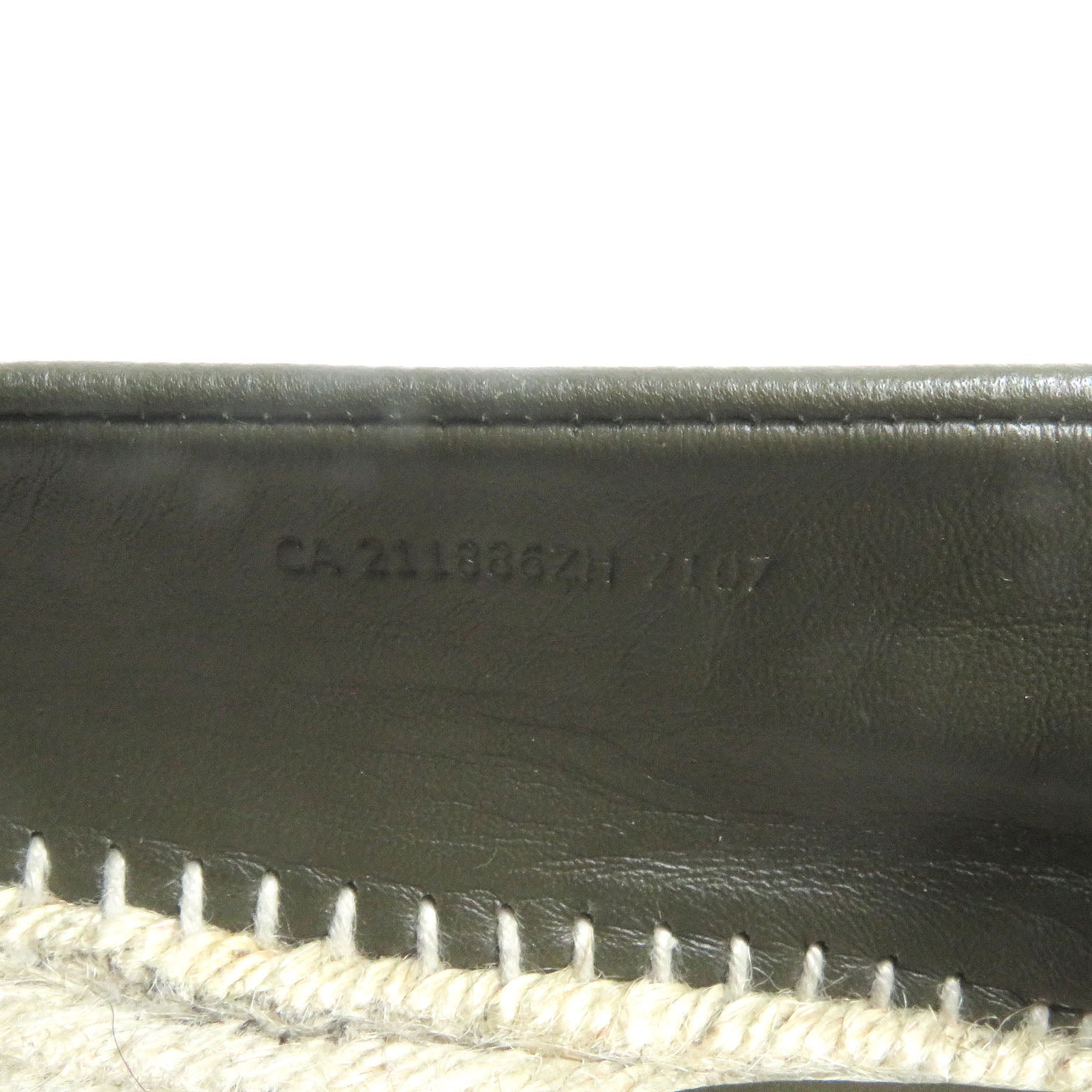 エルメス モカシン トリップH レザー エスパドリーユ