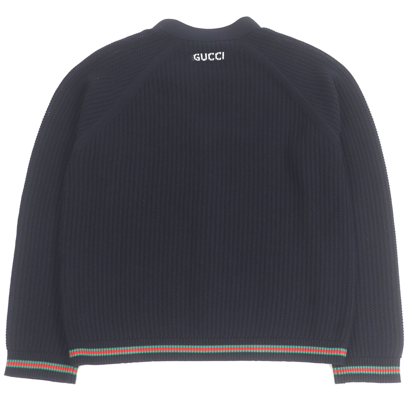 グッチ コットン ジャージー ニット カーディガン