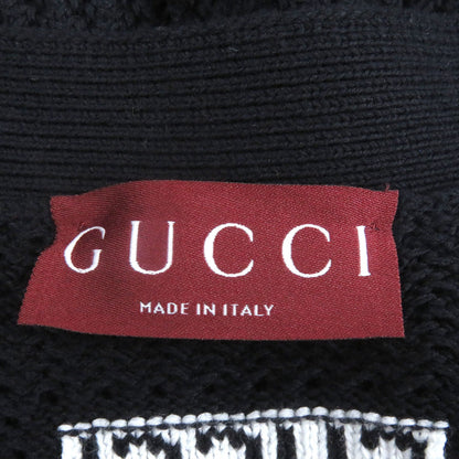 グッチ コットン ジャージー ニット カーディガン