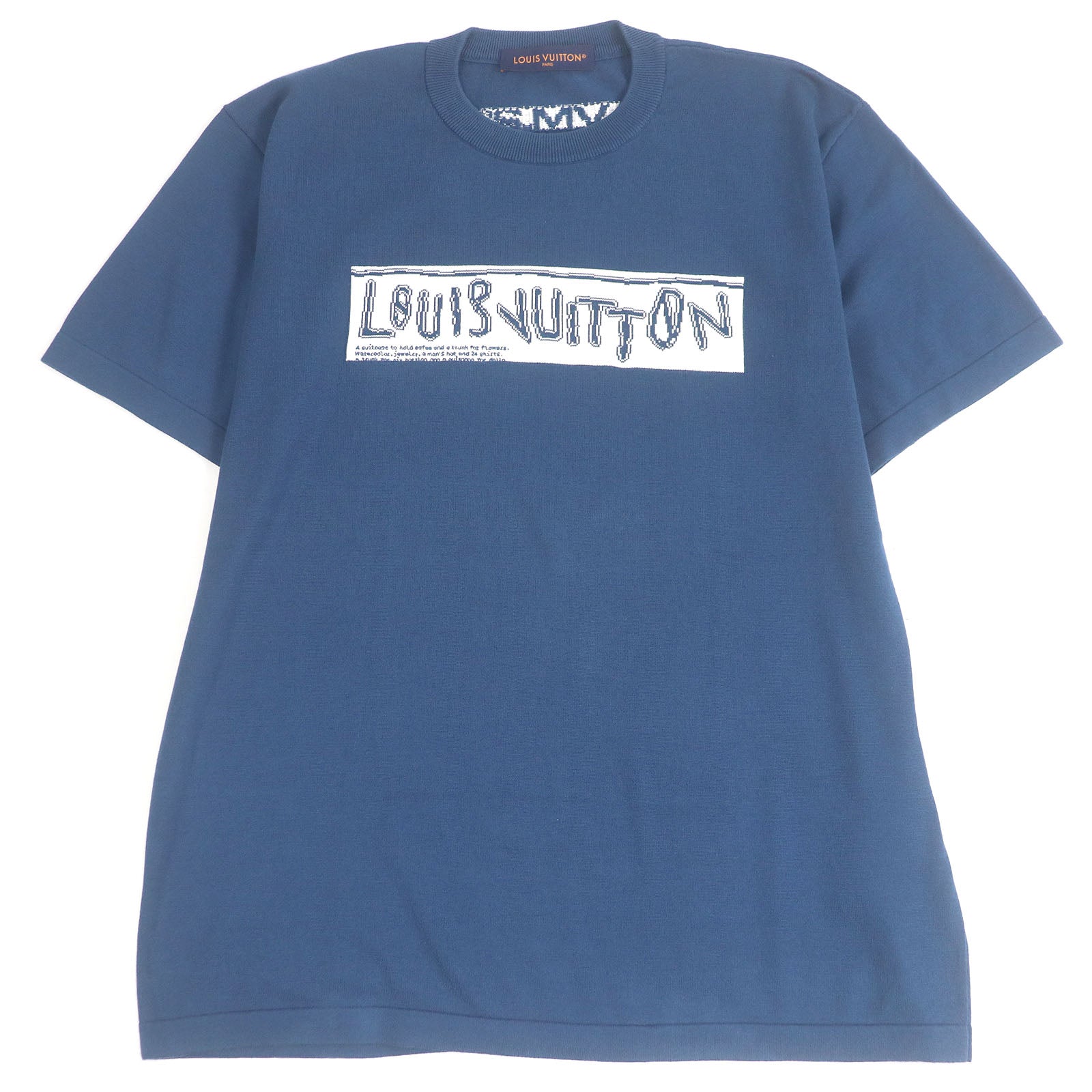 ルイヴィトン ニット 半袖 Tシャツ コットン トップ