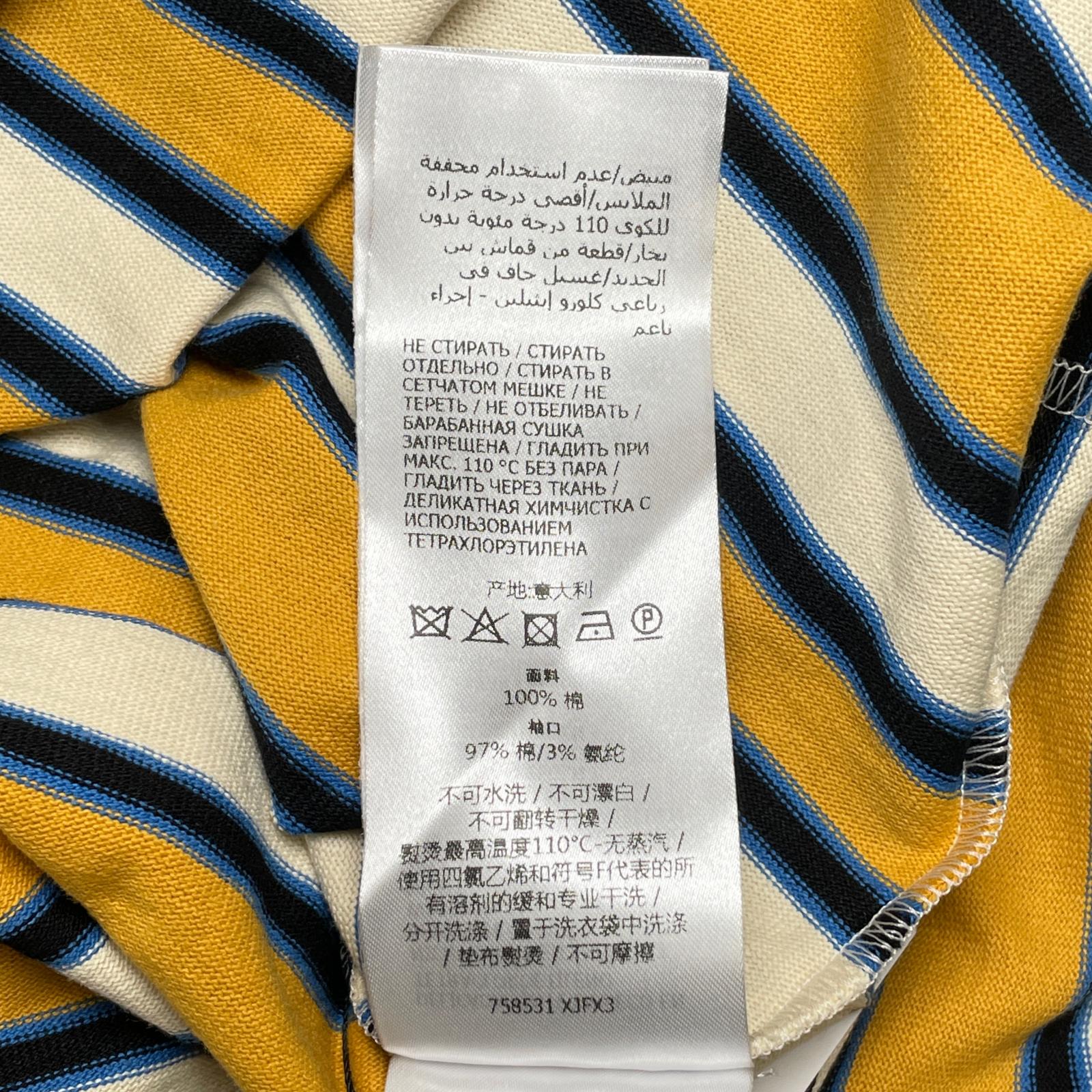 グッチ コットン 長袖 ポロシャツ