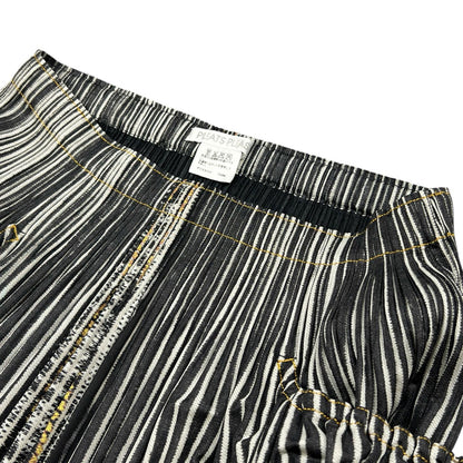 PLEATS PLEASE デニム トランスファー スカート