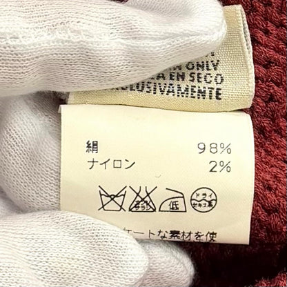 エルメス シルクニットトップス