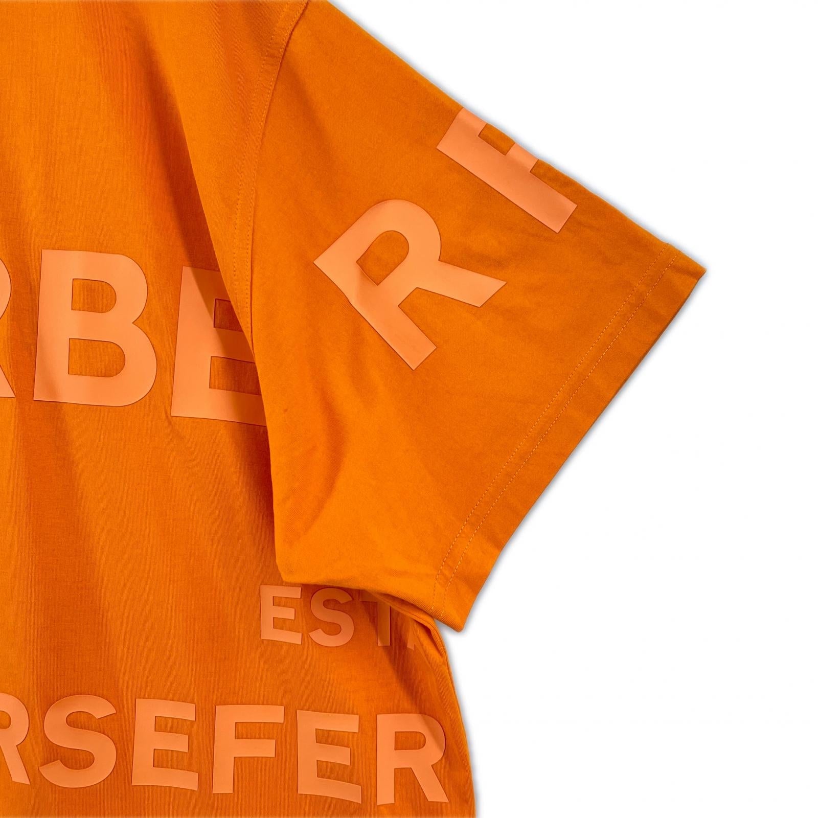 バーバリー ホースフェリープリント コットンTシャツ