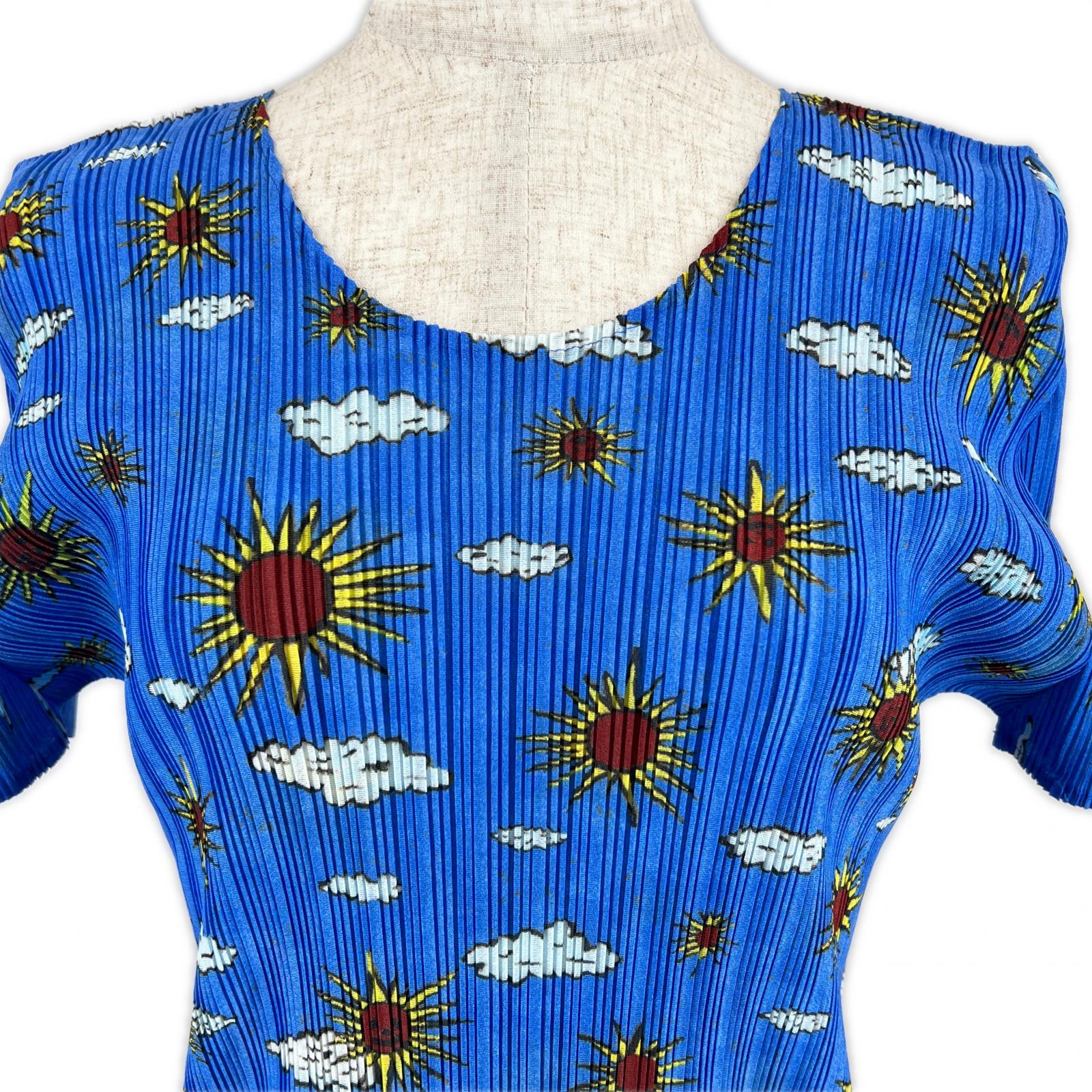 PLEATS PLEASE PP13-FK362 ポリエステル Tシャツ