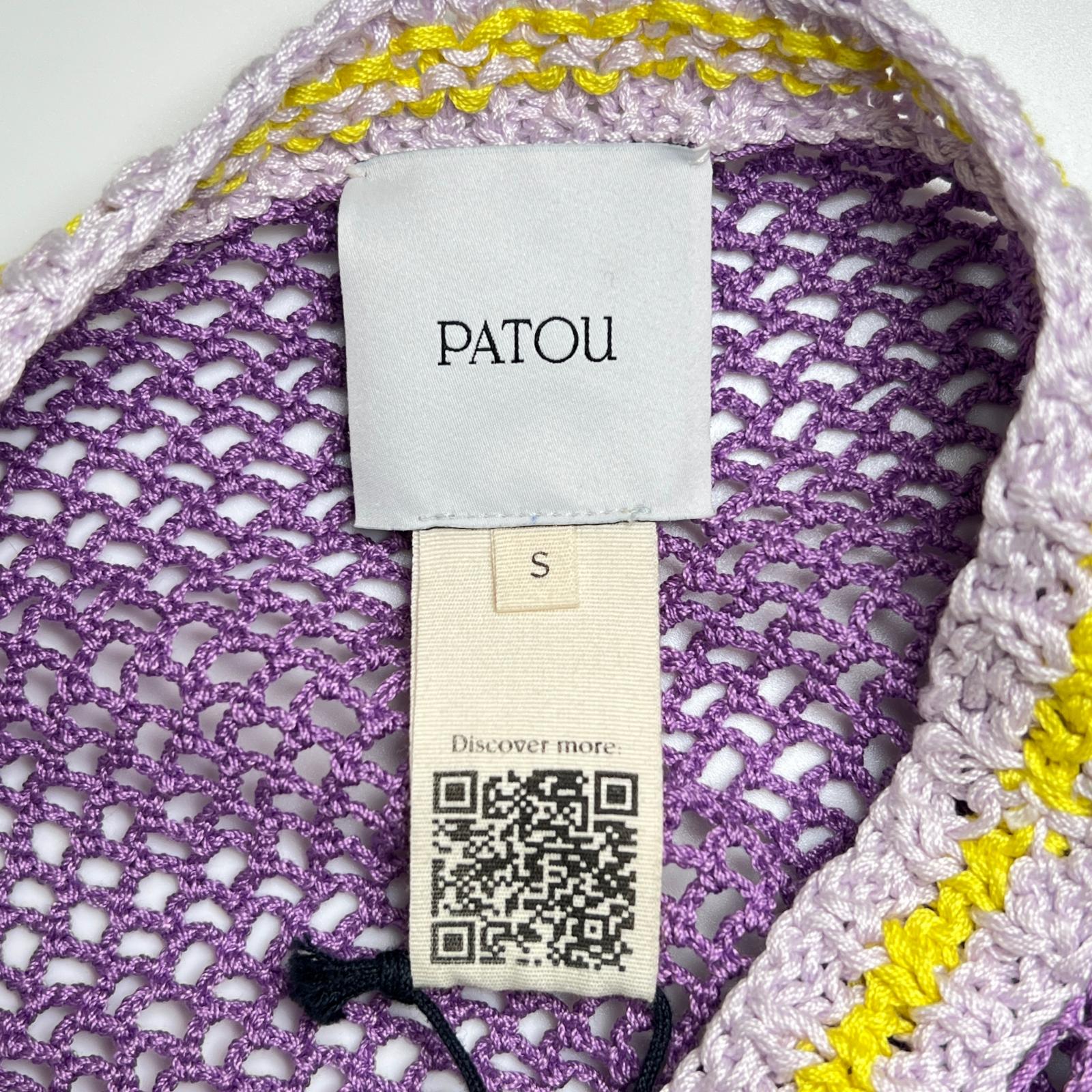 PATOU クロシェ コットン ニットウェア