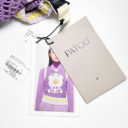 PATOU クロシェ コットン ニットウェア
