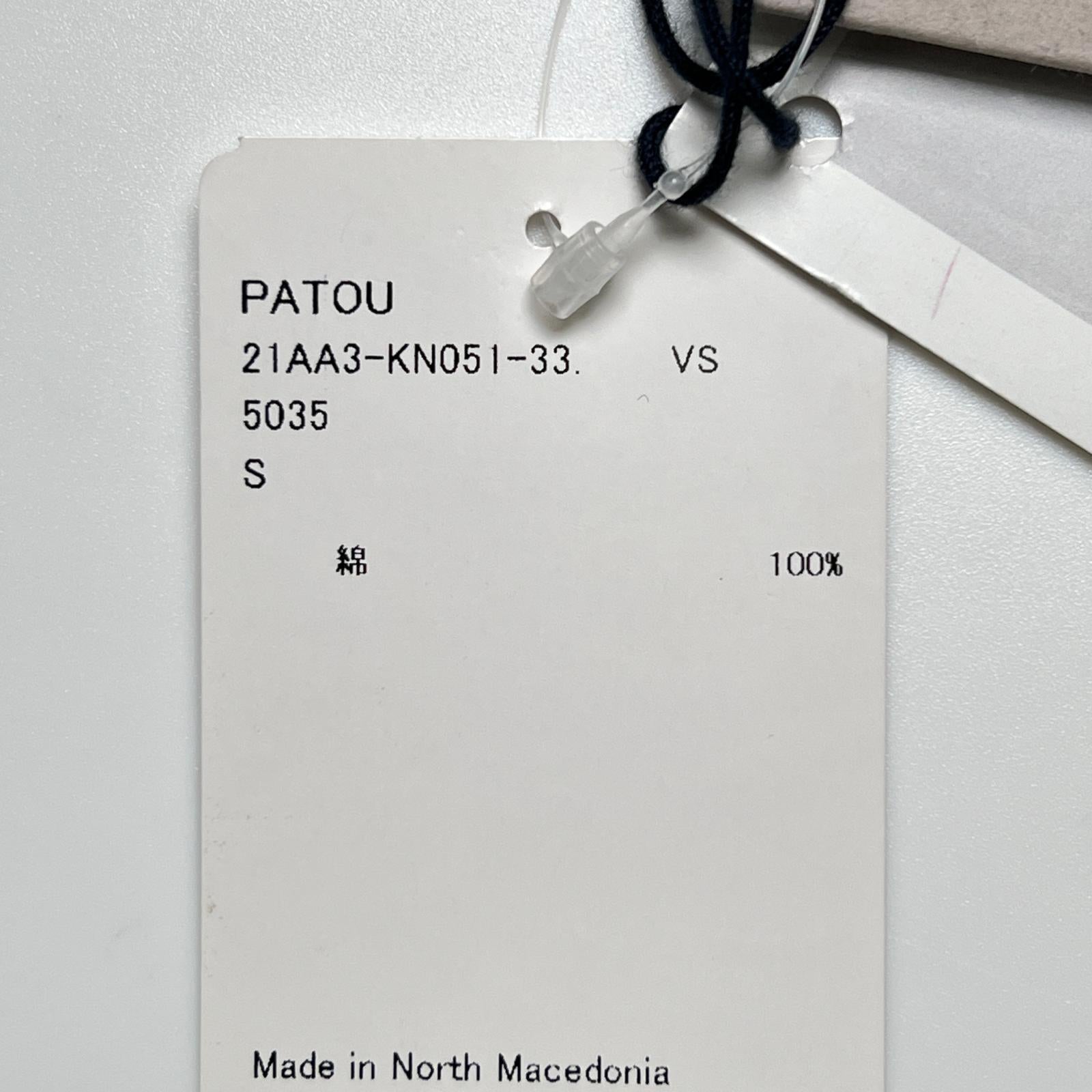 PATOU クロシェ コットン ニットウェア
