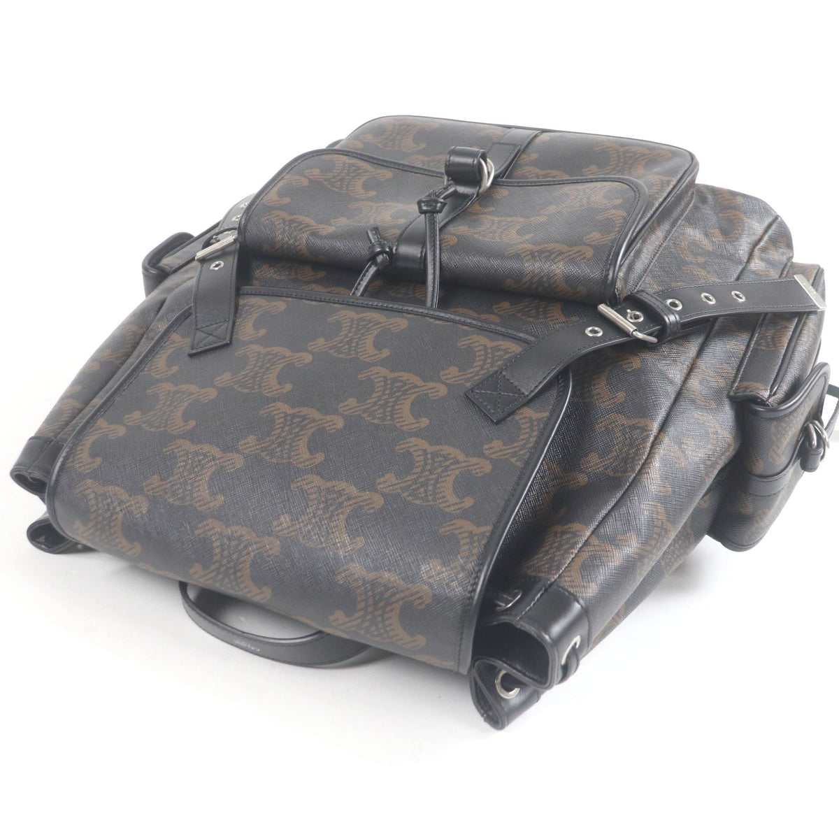 セリーヌ トリオンフ コーティング キャンバス バックパック