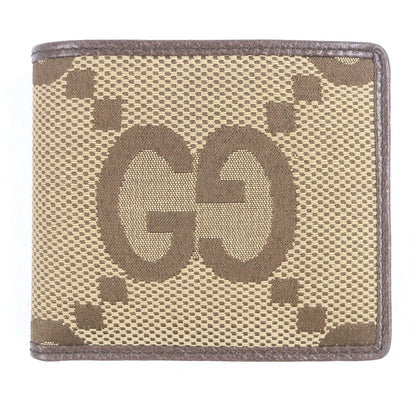 グッチ ジャンボGGキャンバス 二つ折り財布