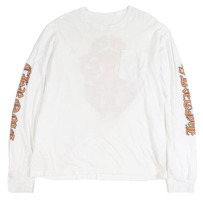 クロムハーツ ヴァイン ダガー プリント 長袖 Tシャツ
