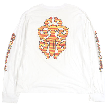 クロムハーツ ヴァイン ダガー プリント 長袖 Tシャツ
