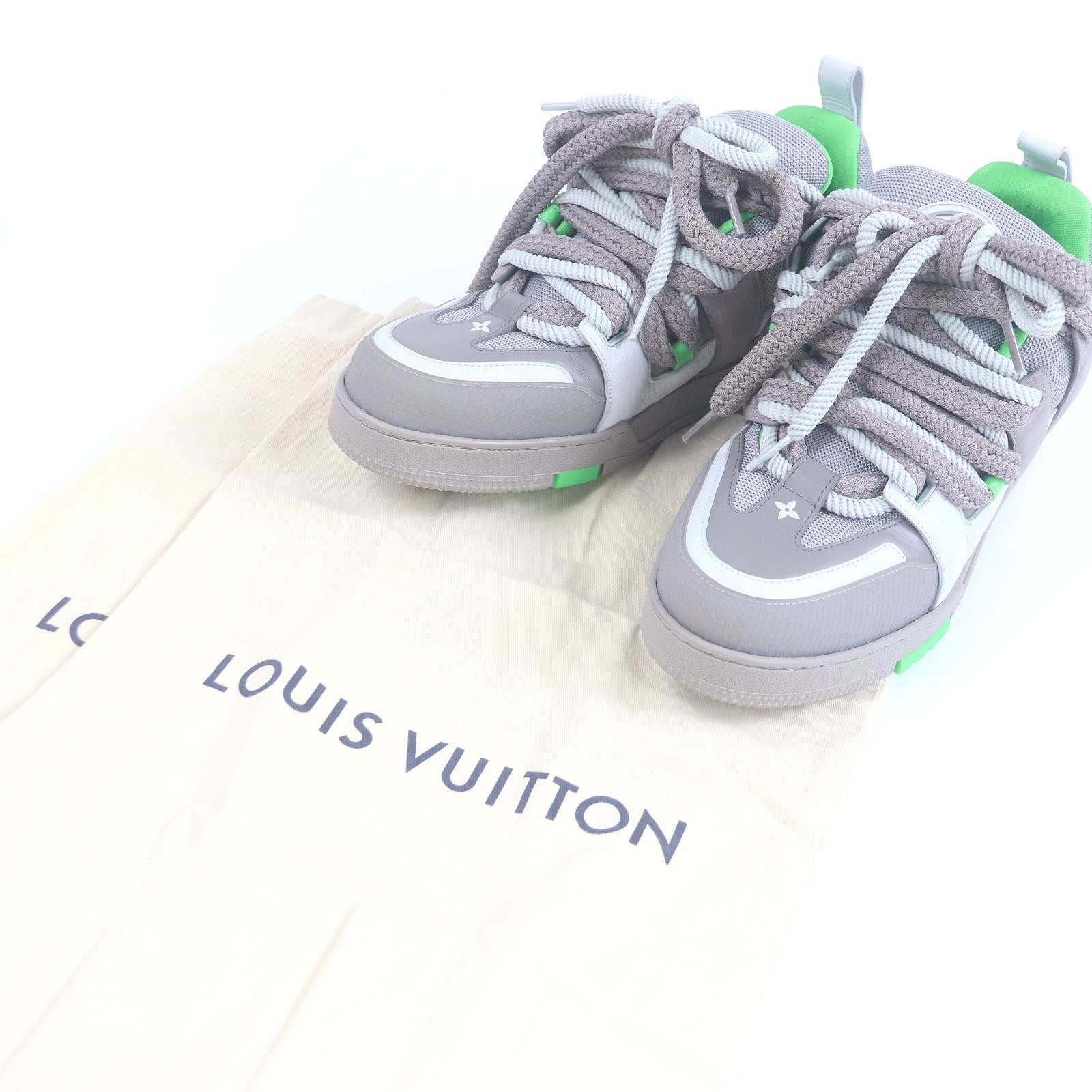 ルイヴィトン LV スケート ライン レザー スニーカー