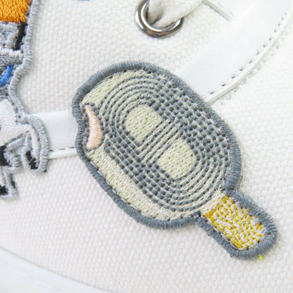 エルメス イノセント 刺繍 キャンバス スニーカー
