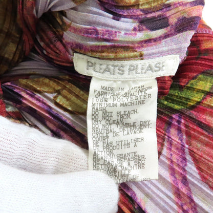 PLEATS PLEASE ポリエステル 長袖 シャツ