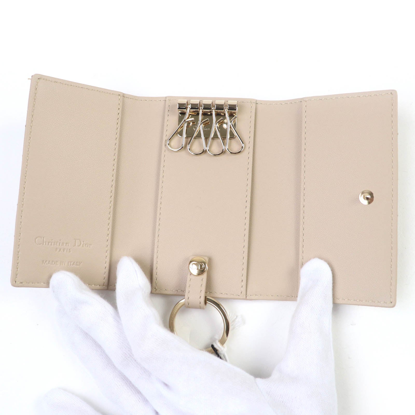 Dior My Dior Aster Leather Key Holder Japan Edition