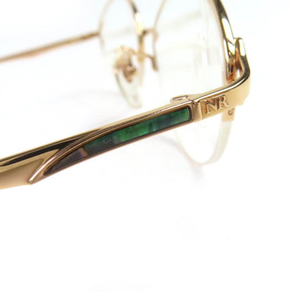 ニナ リッチ Au750 ハーフリム メガネ