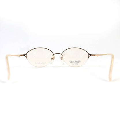 ニナ リッチ Au750 ハーフリム メガネ