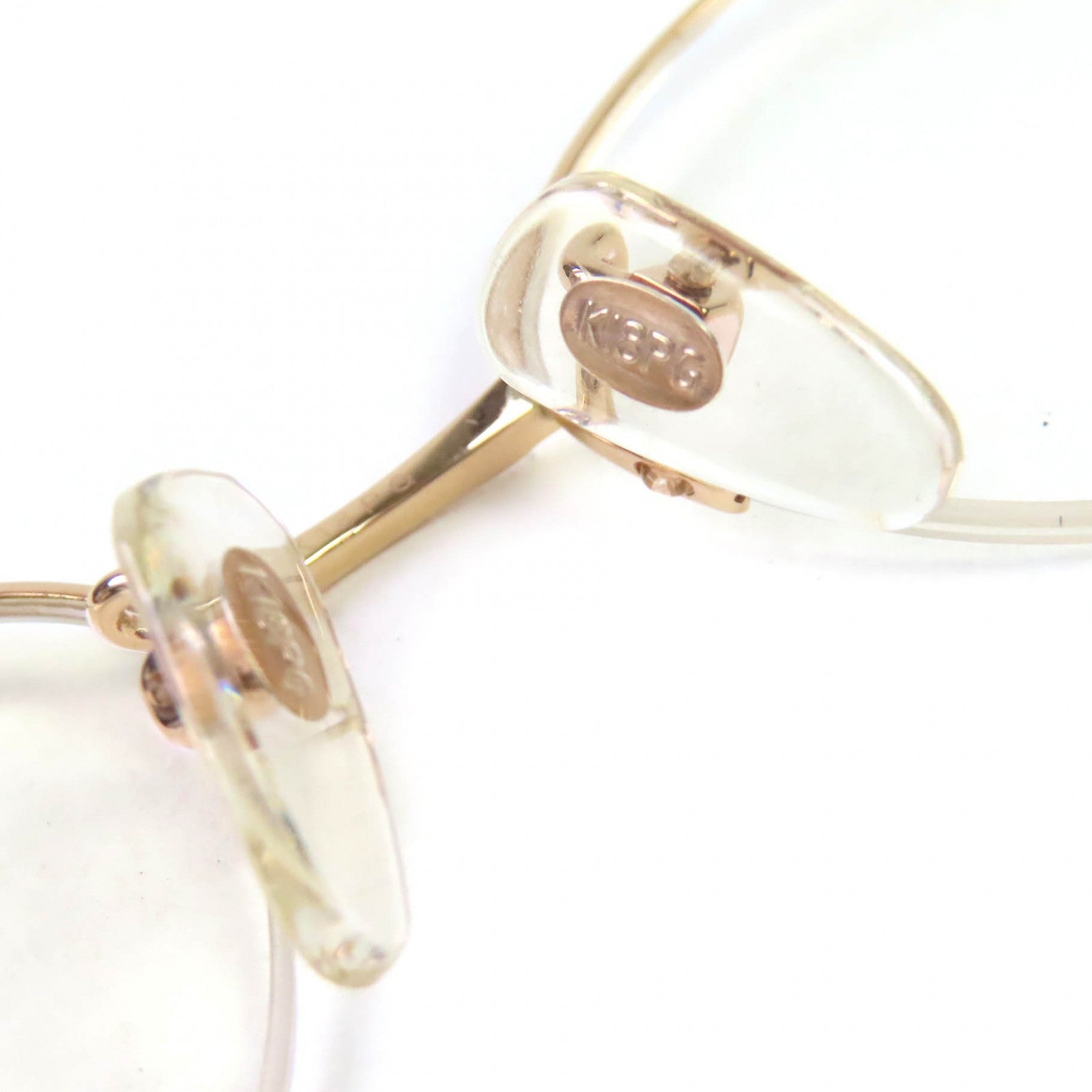 ニナ リッチ Au750 ハーフリム メガネ