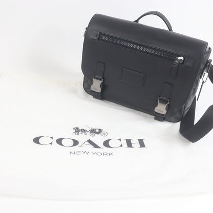 コーチ シグネチャー レザー ショルダー バッグ