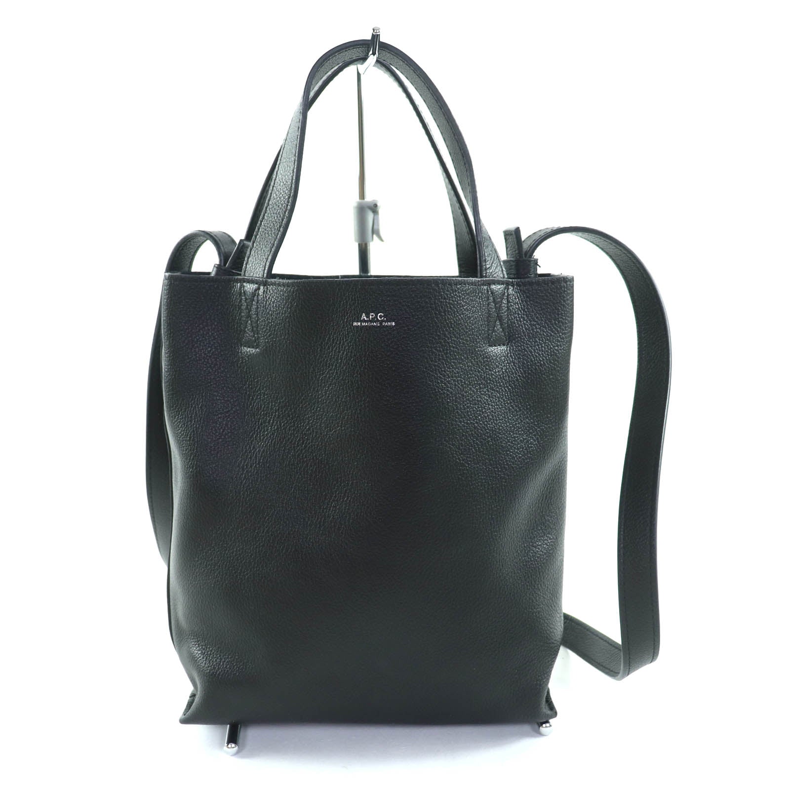 A.P.C. レザーショルダーバッグ
