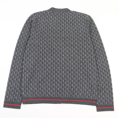 グッチ GGジャカード シルクウールカーディガン