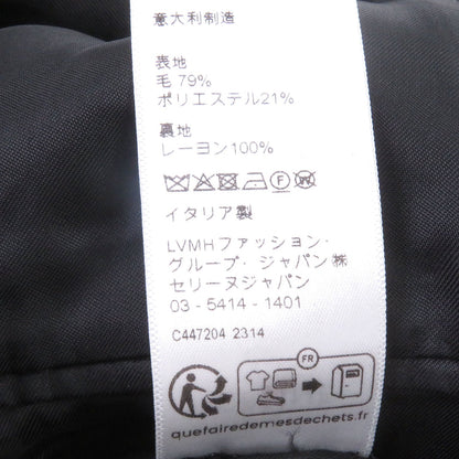 セリーヌ Hedi Triomphe刺繍ウールギャバジン ブルゾン