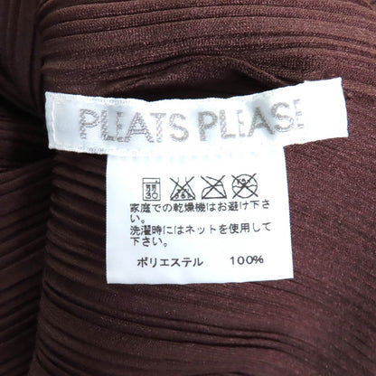 プリーツ プリーズ ポリエステル タートルネック トップ