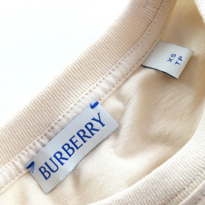 バーバリー ロゴ 刺繍 デザイン コットン Tシャツ