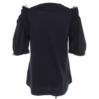 モンクレールジーニアス4 Simone Rocha ロゴパッチ コットン 半袖Tシャツ