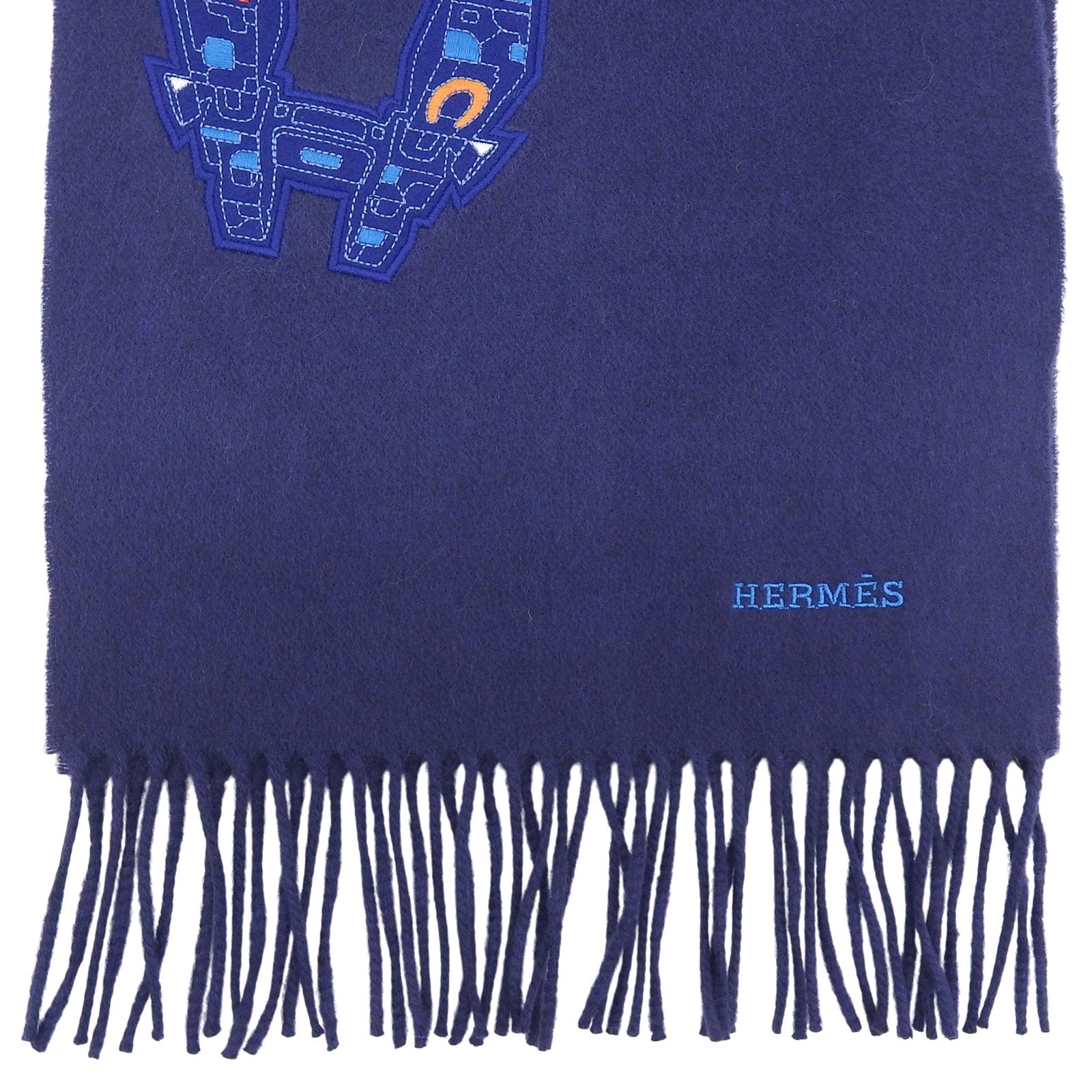 エルメス IMPRIME HERMES ODYSEE カシミヤ スカーフ