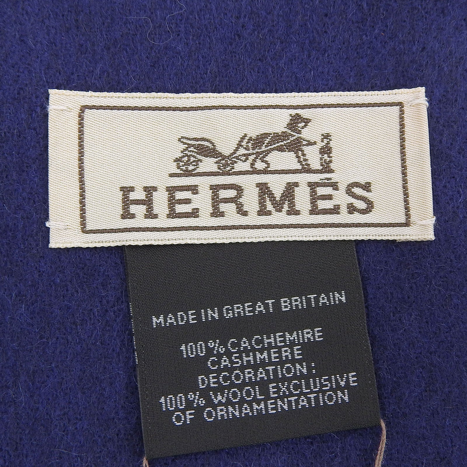 エルメス IMPRIME HERMES ODYSEE カシミヤ スカーフ