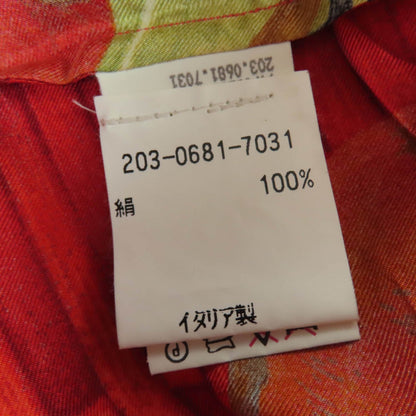 グッチ シルク長袖シャツ