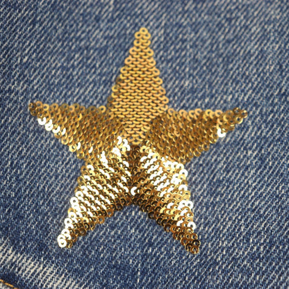 セリーヌ スター 刺繍 コットン デニム ジャケット