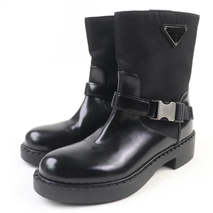 プラダ Re-Nylon レザー ブーツ