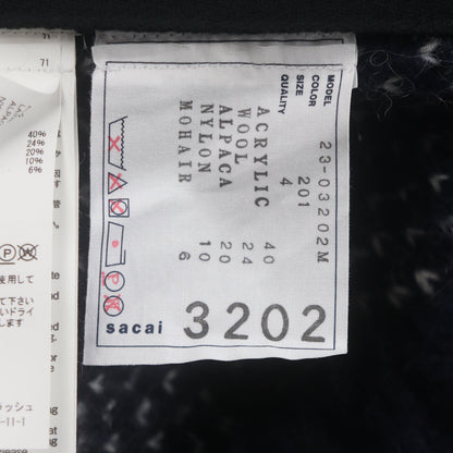 Sacai ジャカード ニット プルオーバー