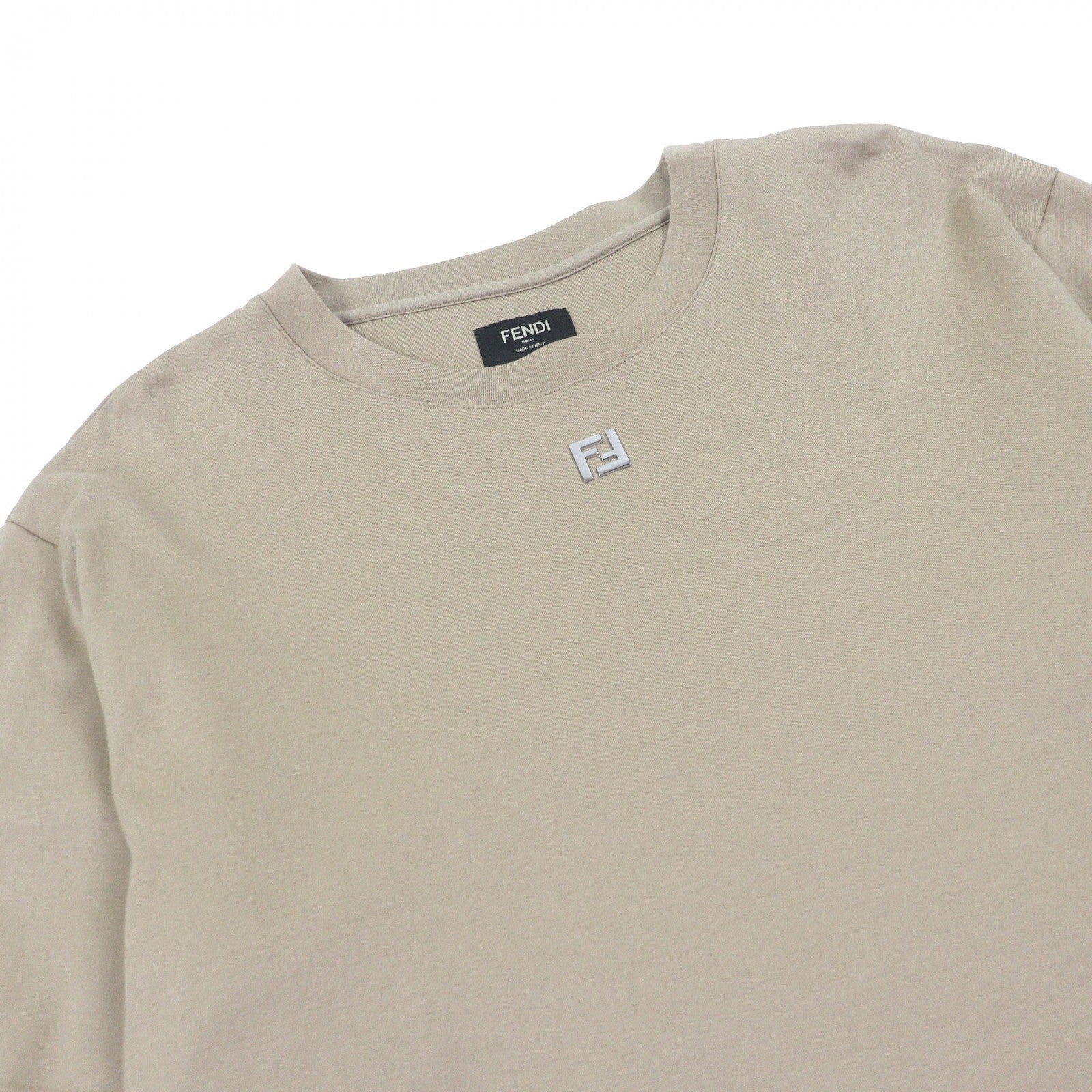 フェンディ FFロゴ メタル コットン Tシャツ