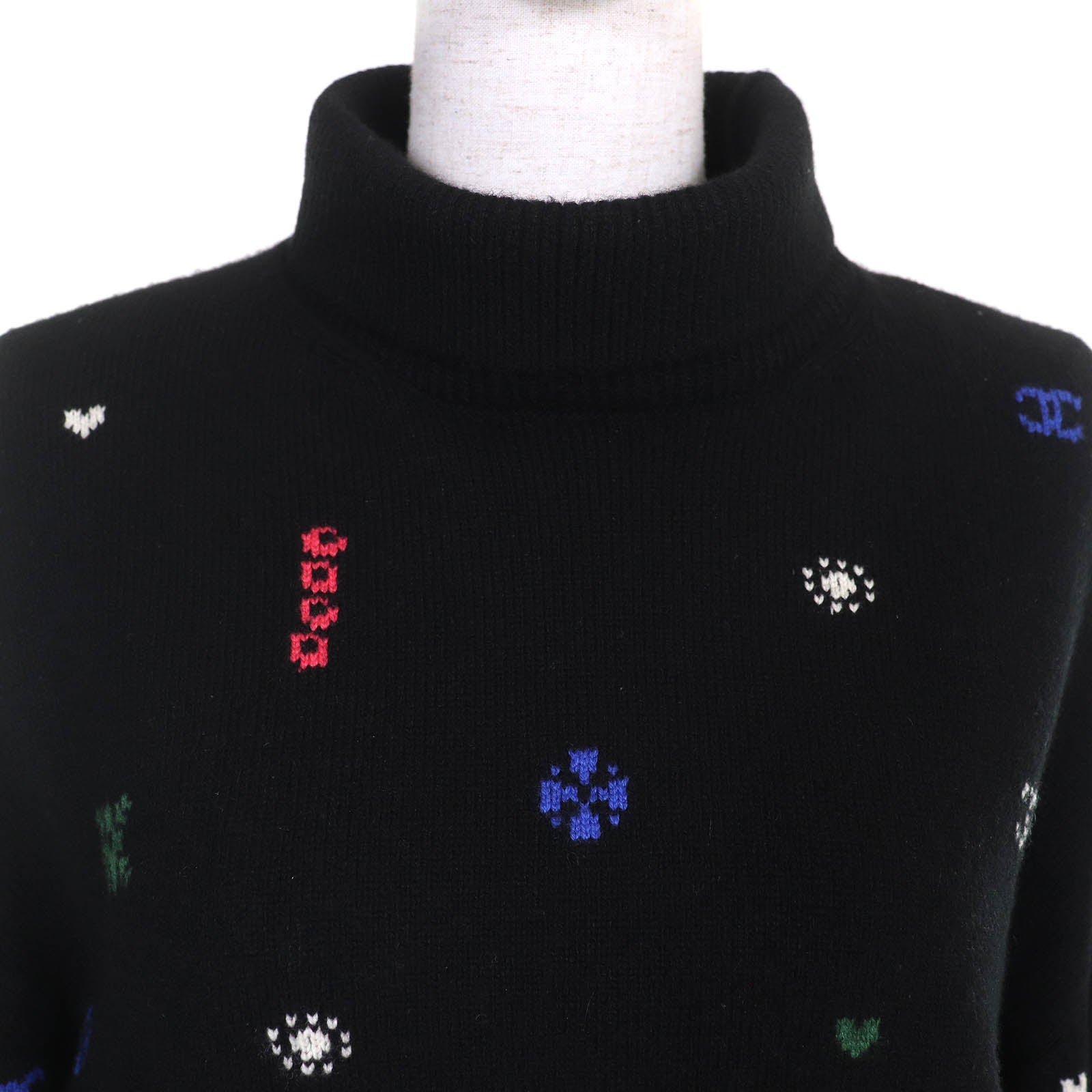シャネル COCO マーク カシミア ニット セーター