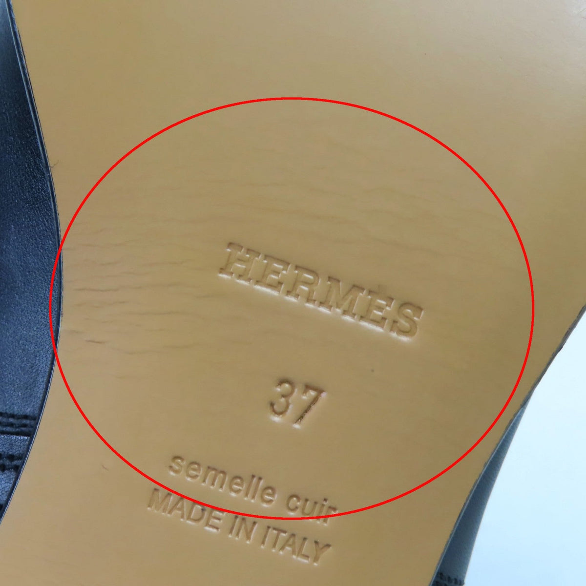 エルメス ネオ ケリー バックル レザー ショートブーツ
