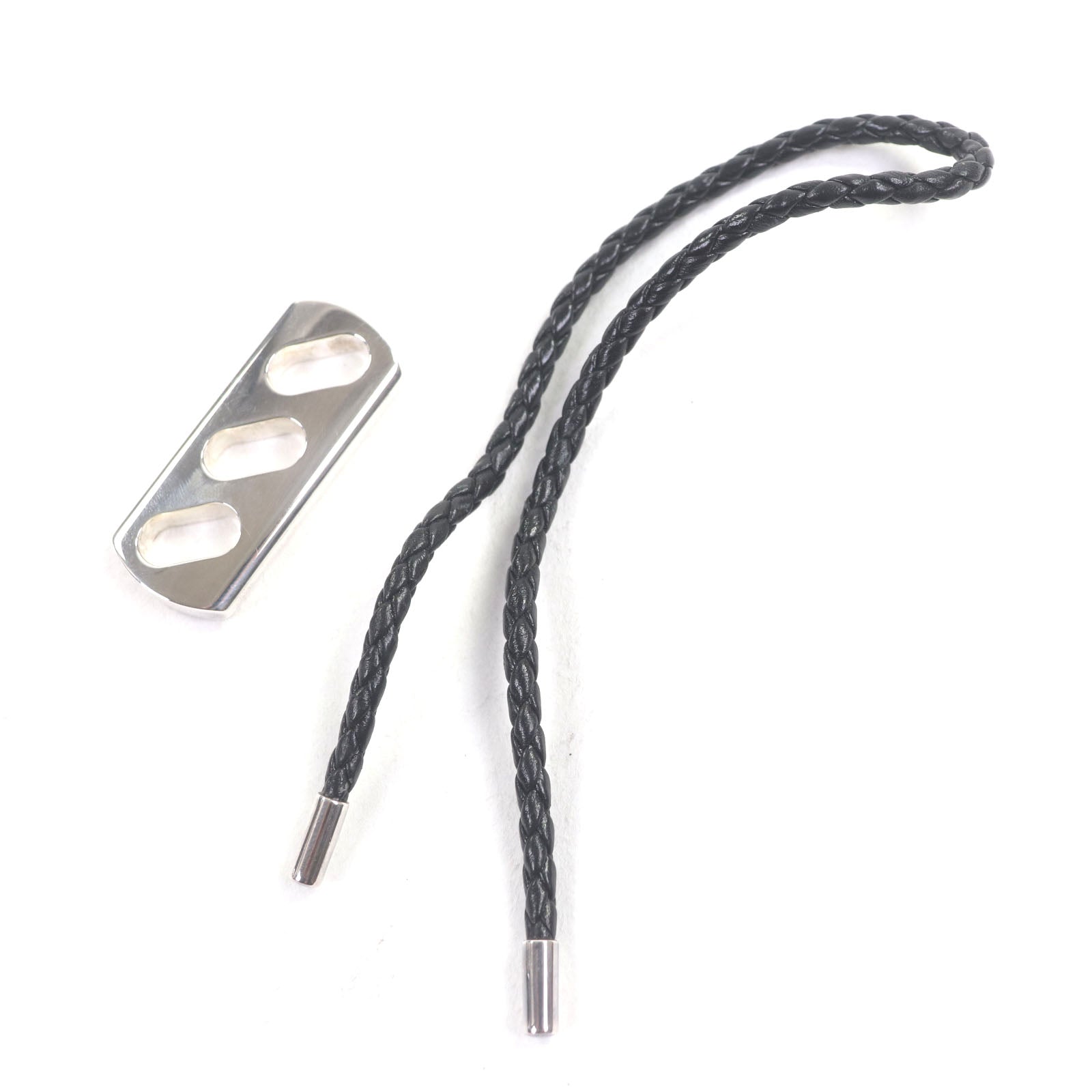 エルメス AG925 レザー キーリング